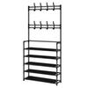 Multi-Layer Shoe Rack Doorway Clothes Hanger High Stability Simple Installation Shoes Shelf