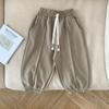 Kids Casual Pants Unisex Soft Cotton Blend Loose Fit Sporty Stitched Design
