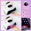 Smart Wireless UV Nail Lamp: 57 LED High-Power Fast-Drying Gel Dryer