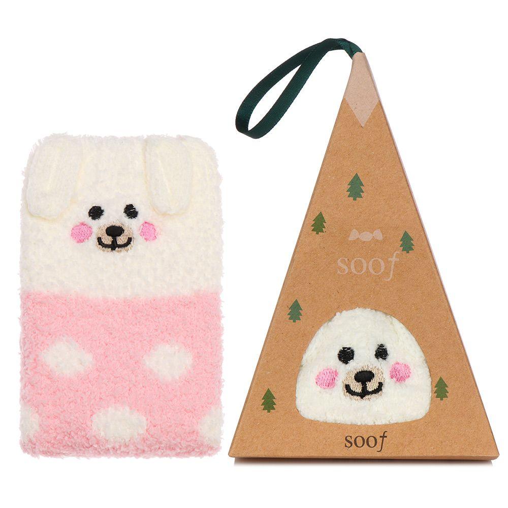 Chaussettes 3D Antidérapantes Moelleuses Hiver Chaud Cadeau avec Boîte Chaussette de Sol Polaire Corail Chaussettes de Noël