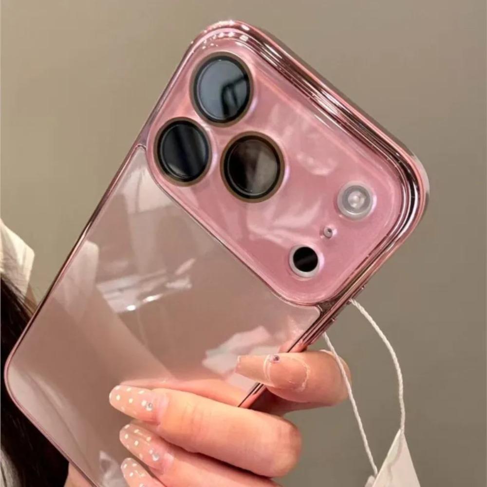 Роскошный чехол-защита камеры из закаленного стекла для iPhone 17 16 15 14 13 12 11 Pro Max, бампер с покрытием, ударопрочный жесткий задний чехол