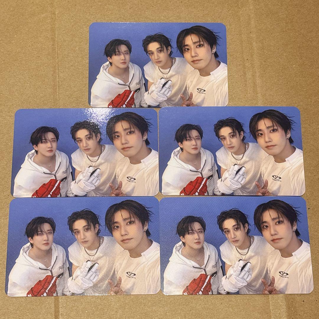 

[USED] Bang Chan, Han, Changbin trading cards, 5 pop-up cards, KARMA, Stray Kids