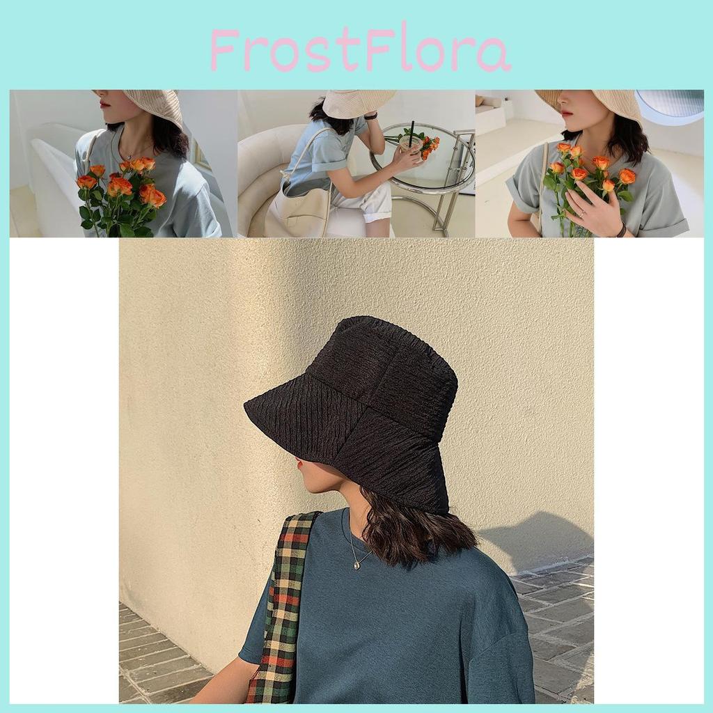 Fashionable Sun Beige Hat For Women Wide Brim Fisherman Hat Lightweight And Breathable