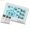 K1AE 5 Inches Color Display Wireless Indoor Outdoor Thermometers Hygrometer With 100M Ranges Sensors and Weather Stations