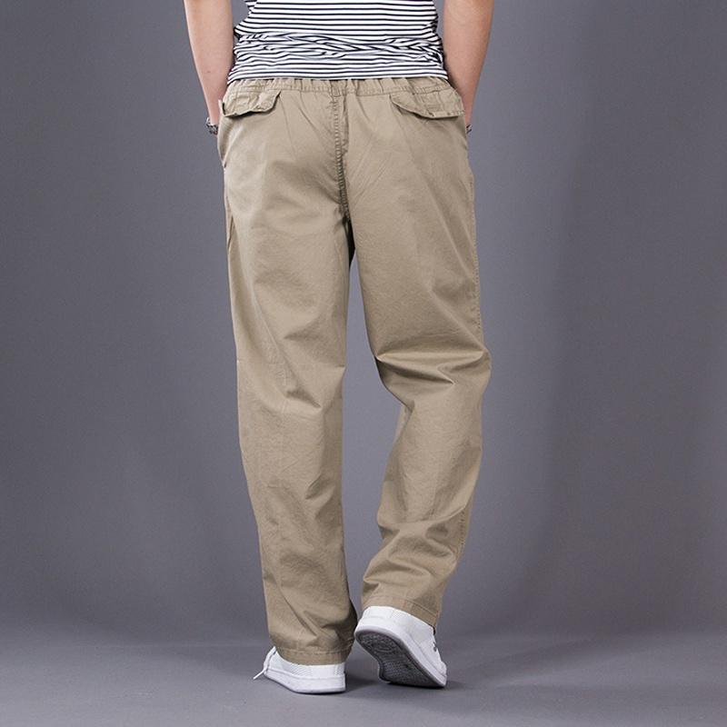 Ανδρικό Cotton Cargo al Pants Παντελόνι Long Loose Casual Outdoor
