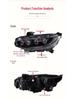 Compatible with Honda Civic (10th Gen) Headlight Assembly – Bugatti-Style LED DRL with Sequential Turn Signal