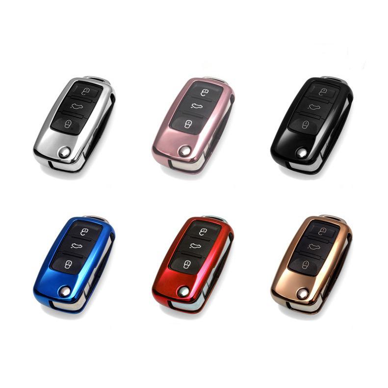 Volkswagen Key Case for Passat, Lavida, Tiguan, Polo, Bora, Sagitar - Car Key Protector