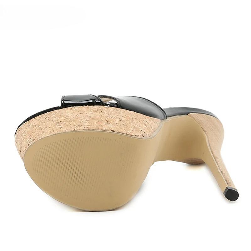 Women Shoes Summer Peep Toe Platform High Heels Sandals New Stiletto Heels Ladies Shoes Mules Shoes Trend Pumps Zapatos De Mujer