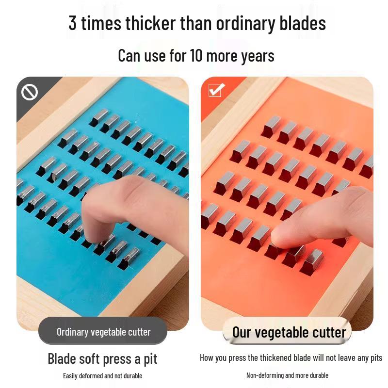 Küchen-Multifunktions-Rettich- & Gurkenhobel, Sicherer Gemüseschneider, Kohl- & Kartoffelschneider