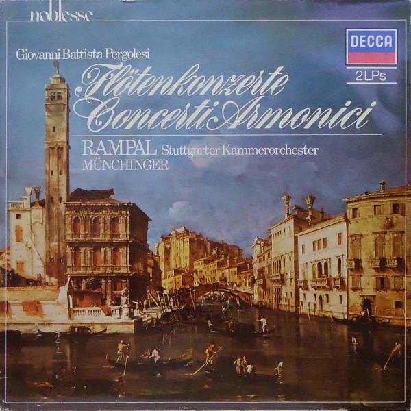 

Виниловая пластинка GIOVANNI BATTISTA PERGOLESI JEAN Fltenkonzerte Concerti Armonici 648208DM Decca 1984 Германия Классическая Б/у