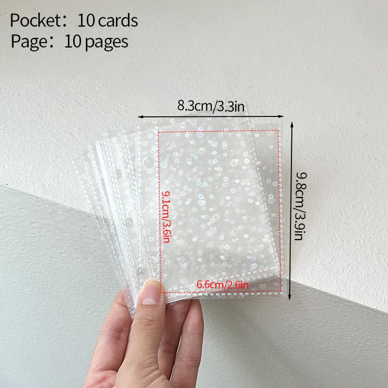 A8 Binder Photocard Holder Idol Cards Collect Book Cute Photo Album Kpop Card Holder Binder Background Kpop Album