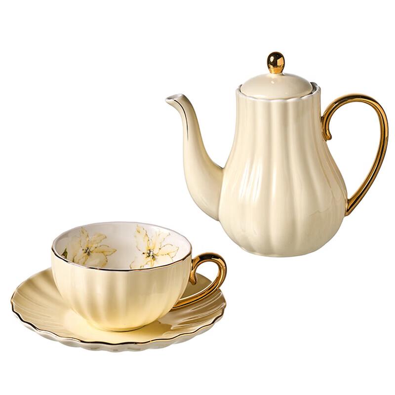 Canterbury Garden Yellow Gardenia Teapot Set