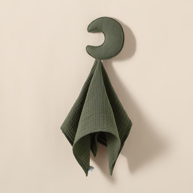 Baby Teething Comforter Puppet: Cotton Star & Moon Sleep Aid