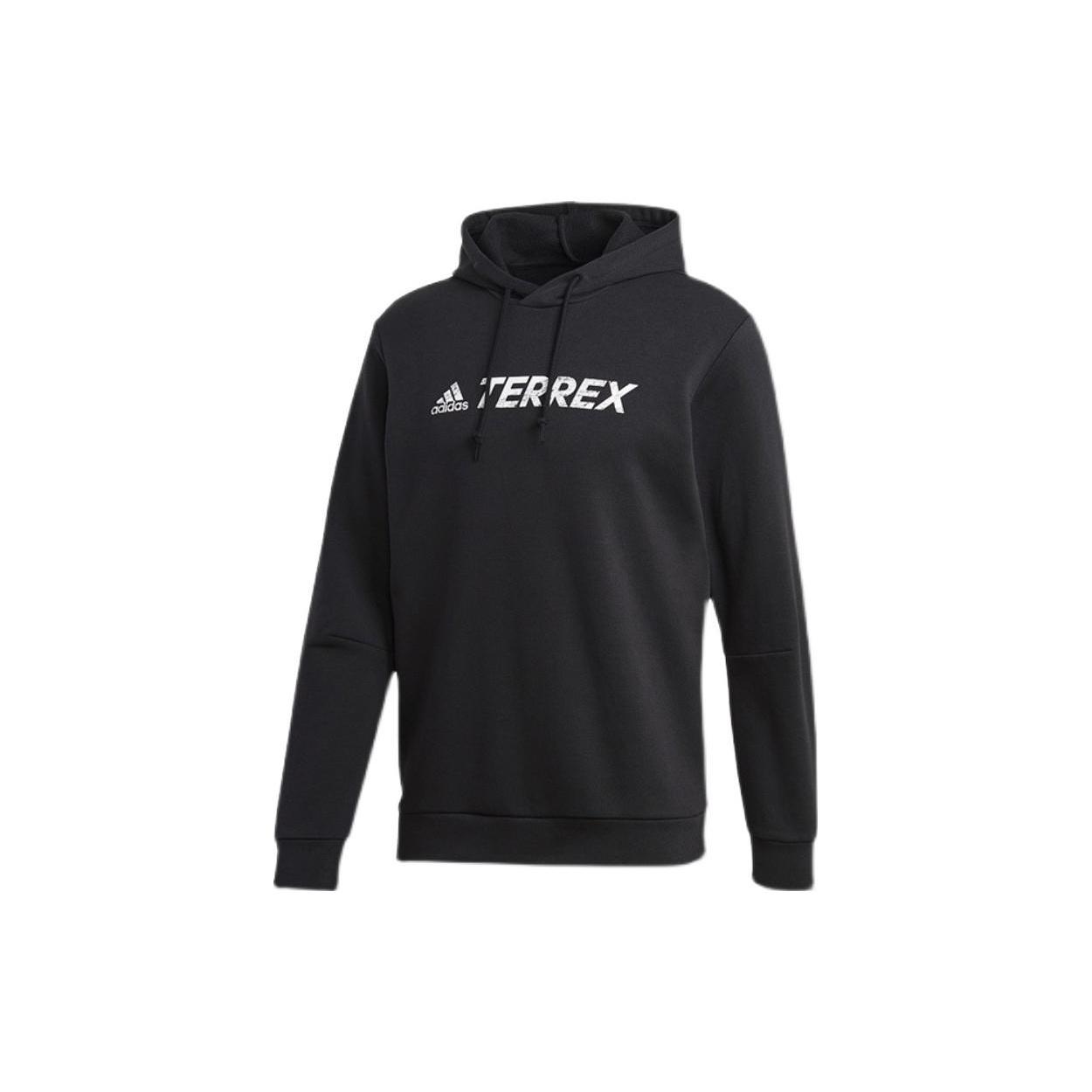 adidas Terrex Graphic Logo Hoodie Black Men s GL6107 S
