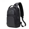 Men's Anti-Theft Chest Bag Waterproof Crossbody Sling Pack Multifunction Password Lock Small Shoulder Travel Bag Fashion