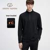 Giovanni Valentino Men's Thermal Half-Zip Long Sleeve T-Shirt