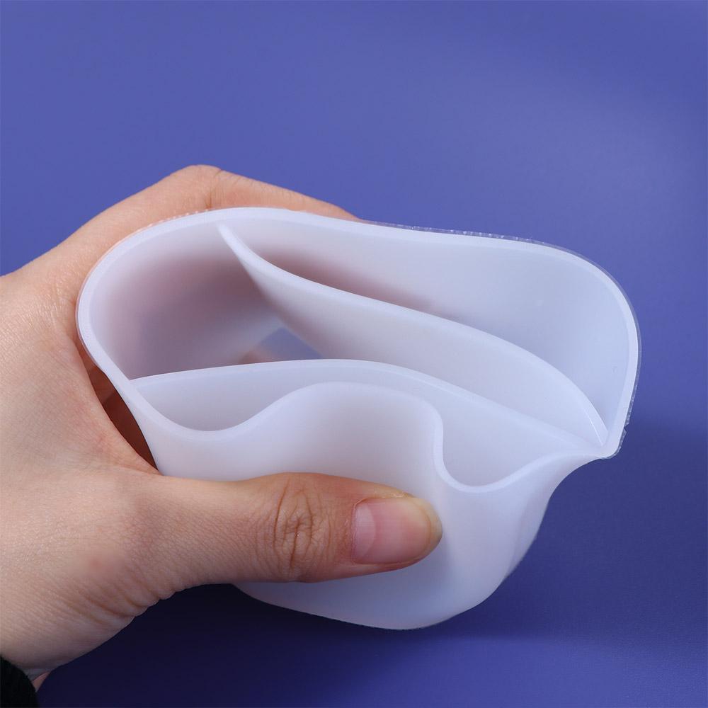 Multi-Channels Silicone Epoxy Acrylic Paint Pouring Cup Split Cups Fluid Pour Supplies Clay Tools