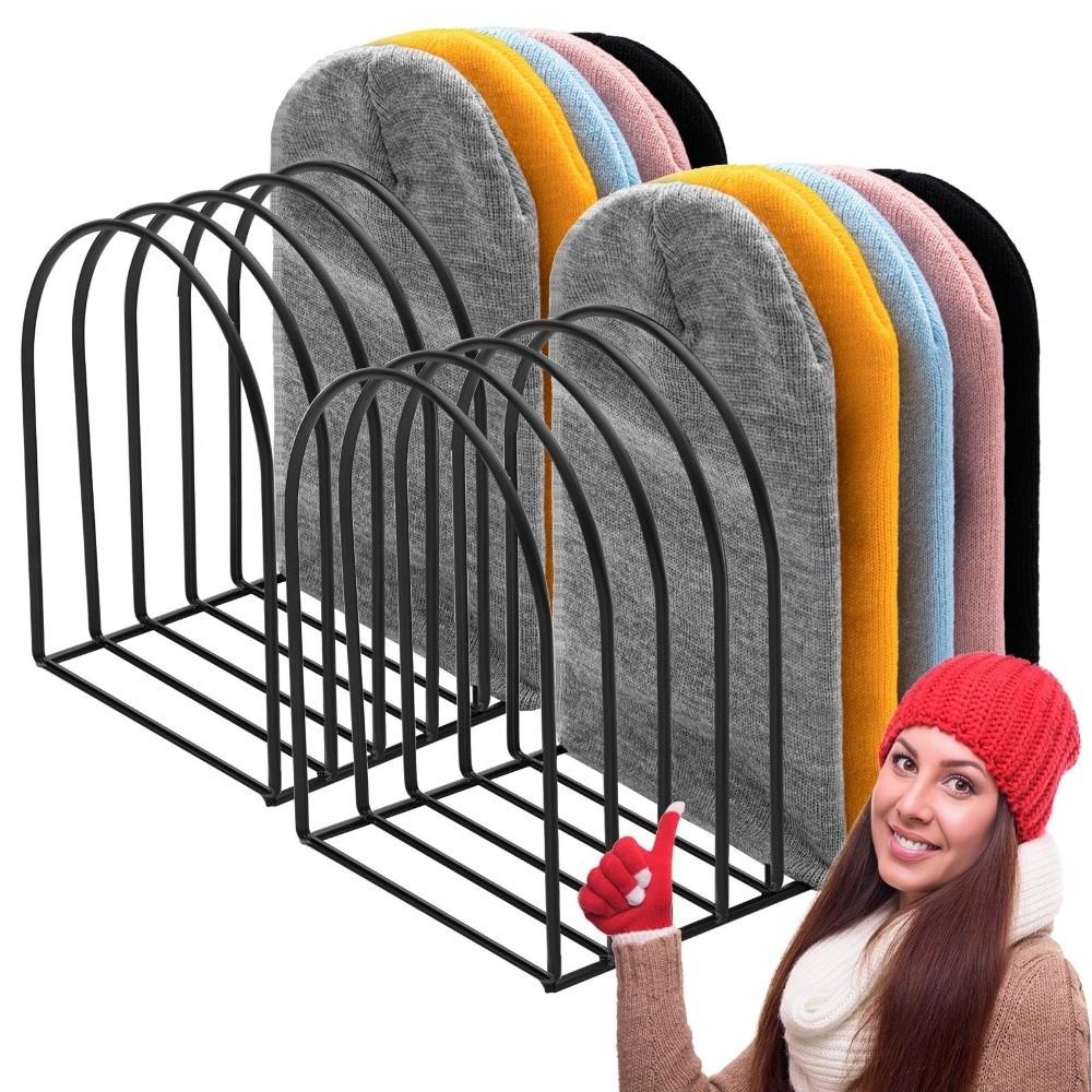 Sturdy Beanie Display Rack Iron Wire Hat Storage Rack Display Stand Hat Organizer  Bedroom Closet