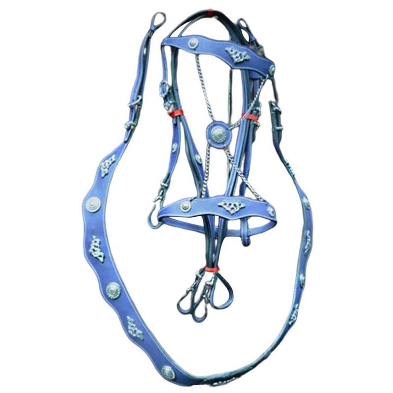 Cabestros y cuerdas guía para caballos Cabestros y cuerdas guía de cuero sintético Cabestros ergonómicos y cómodos sin ataduras con hebilla de metal