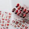 Magico Mo Ji Ferrite Cartoon Embossed Matte Nail Stickers - Vintage Little Bear (TS-3902)