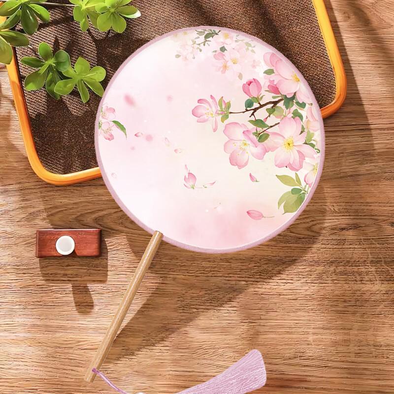 Chinese Style Vintage Round Hand Fan