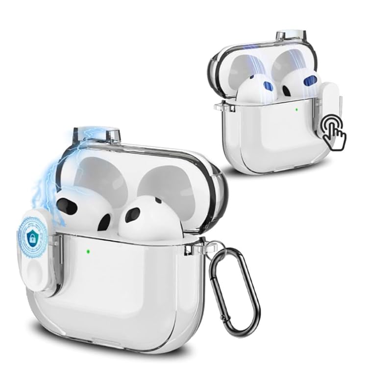 

[YXHH]AirPods 4 for case With automatic snap switch Full protective cover TPU Shockproof storage lightweight water repellent dustproof Scratch