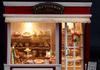 Dollhouse DIY Kit Set Miniature European Travel Diary Bakery PT-ETJ03