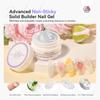 SAVILAND 3D Nail Builder Advanced Solid Builder Nail Gel Clay Gel Clear Hard Gel Function Nail Extensions Nail Art Sculpting Salon Gentle on Nails 15g