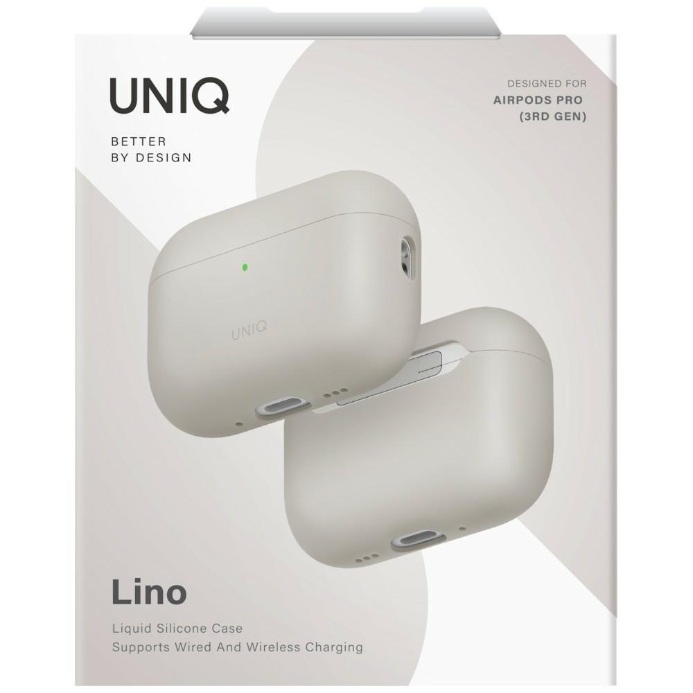 Etui UNIQ Lino Do AirPods Pro 3 Gen      Silicone Beżowy