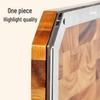 LC LIVING Acacia Wood Cutting Board & Knife Set with Magnetic Holder