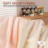 Plüschstoff mit 1 mm Florlänge zum Nähen von Puppenhaaren Polyester Umweltfreundliches Material Baumwolle Puppenhautfarbe Stoff Nicht Elastisch