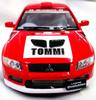 Kinsmart Mitsubishi Lancer Evolution Red Car Pull-Back