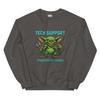 Tech Support Gremlin – “Powered by Chaos” Funny Chest Logo Tee