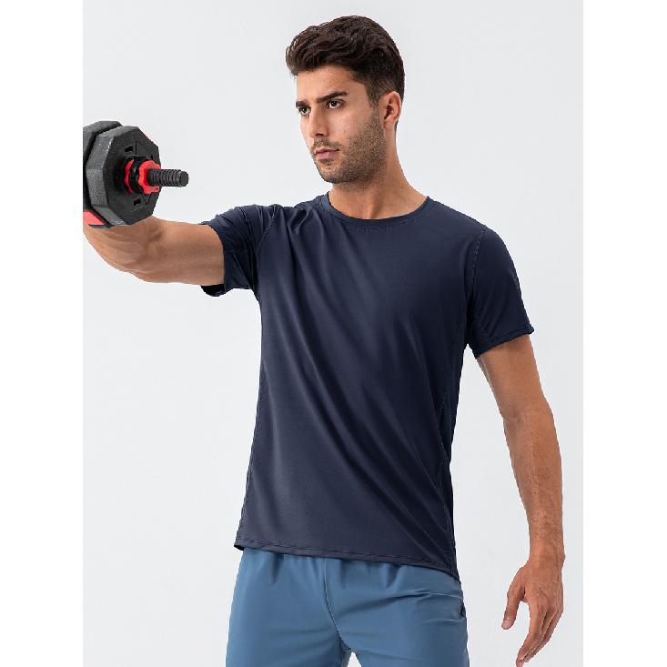 New Men'S Polo Shirt Made Of Pure Cotton With Dropped Shoulders High-Quality Loose Fit For Fitness Versatile For Daily Exercise Short Sleeved Casual