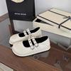 Multi-colored Mary Jane Flat-soled Single Shoes Are Anti-foot Shoes, Soft Leather Heels Can Be Stepped On, Shoes 2025 Early Autumn New Models