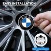 4pcs 56mm+60mm Car Wheel Center Hub Cap Rim Cover Emblem Stickers For Bmw E34 E46 E39 E38 E90 E060 E36 F30 F30 F10 E92 G30 M3 M5