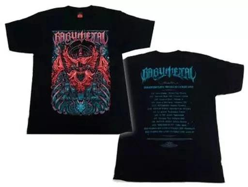 BABYMETAL World Tour 2015 Official Black T-T-Shirt Female Idol XL Cotton XL