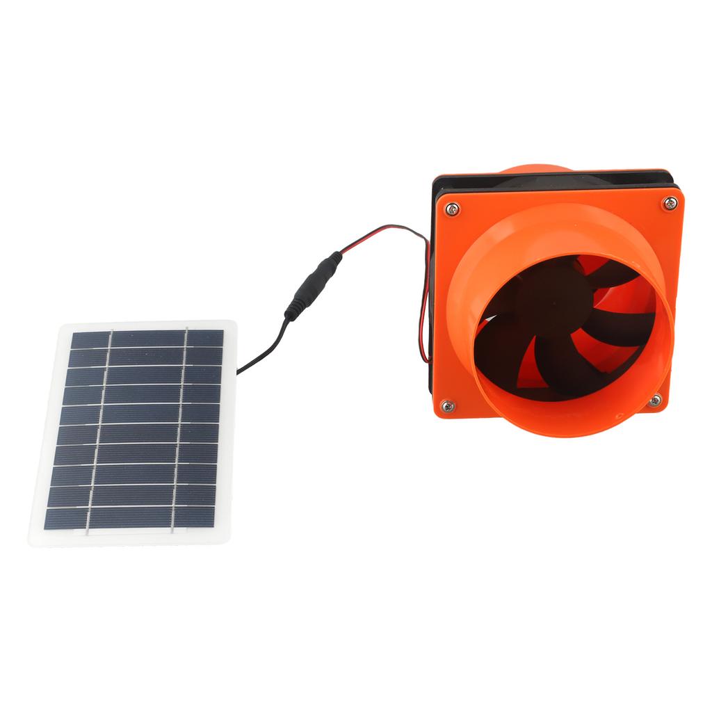 Daylight Operation Color Black 12V Solar Power Fan 4-inch Exhaust Fan Energy-Saving Design Powerful And Efficient