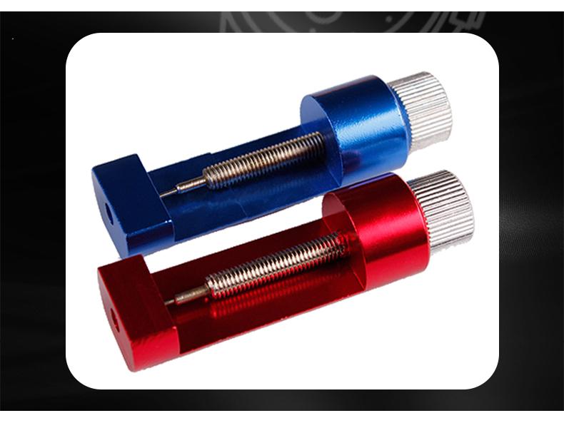 Uhrenreparaturset: Gliederentferner, Versteller, Werkzeug zum Zerlegen von Armbändern.