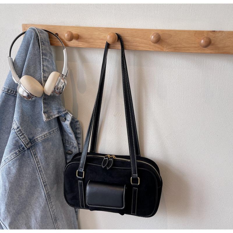 Сумка под мышкой, Повседневная наплечная сумка, Модная и высококлассная сумка-тоут without pendant чёрный