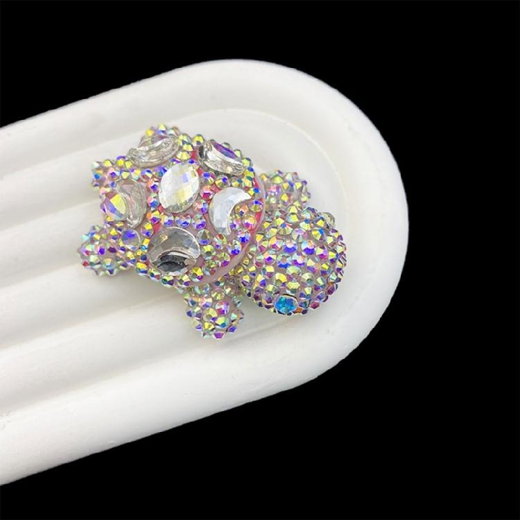 Detailed Diamonds Turtles Silicone Mold Portable Silicone Decors Mold Designed For Crafting Realistic Turtles Ornament