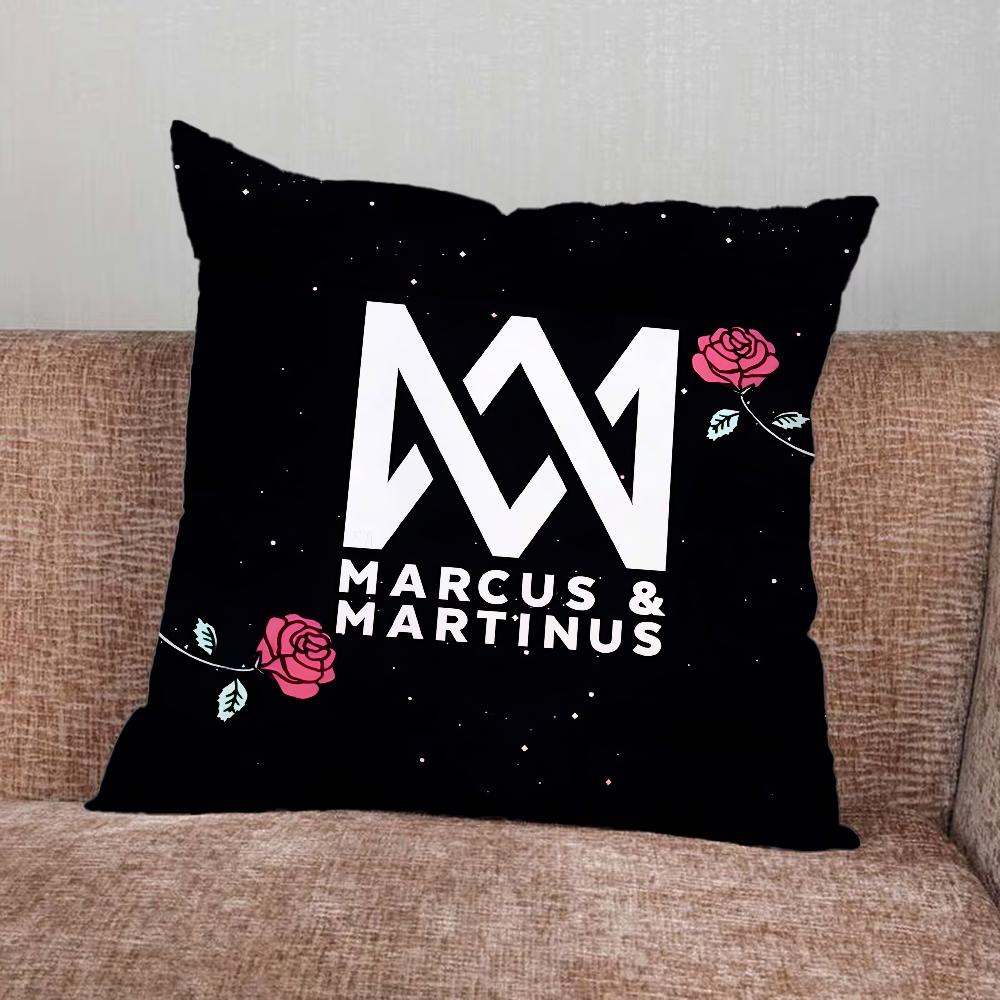 M-Marcus And M-Martinus Pillow Case For Home Bedroom Car Office Decoration Living Room Sofa Cushion Cover Suitable