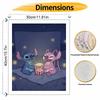 Disney Stitch Angel Movie Night Popcorn Digital Oil Painting Art Kit DIY Handmade Home Decoration Gift