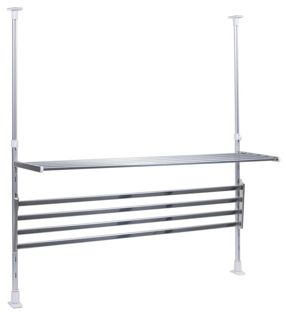 Takubo Industries TP2-90 2-Tier Tension Shelf, 90cm