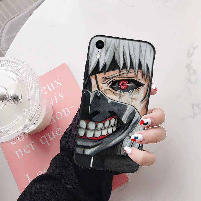Pouzdro na telefon Tokyo Ghoul pro iPhone 6 6s 7 8 11 12 13 14 15 XS Pro Max XR X SE Samsung S20 S21 S22 S23 S24 FE Ultra S8 S9 S10 Plus Lite S21S S10E