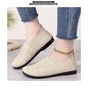 Women's Breathable Mesh Flying Woven Flats, Summer Casual Slip On Shoes, Lightweight Fashion Walking Shoes