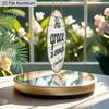 2D Flat Aluminum His Grace Is Enough Christian Wall Decor, Round Metal Sign with Rustic Wood Look, 2 Corinthians Bible Verse Scripture Plaque for