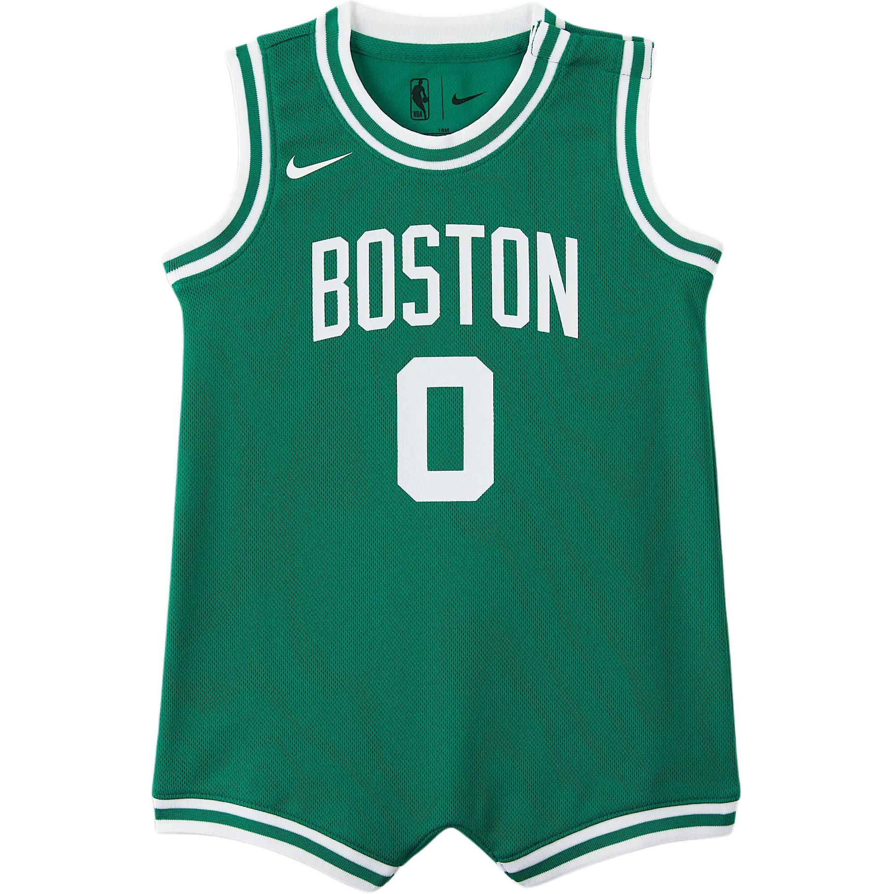 Nike x NBA Jumpsuit Boston Celtics Clover Green Infant And Toddler IH0044-312 12M