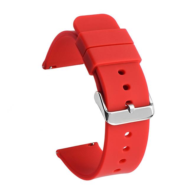 Silicone Watchband Strap Quick Release Band 12mm 14mm 16mm 18mm 19mm 20mm 21mm 22mm 24mm Universal Wristband Belt Accessories