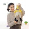 Bananenmann Stofftier Lustiger Ausdruck Lange Beine Fruchtpuppe Weicher Plüschtier Schmuck PP-Baumwolle Böser Schlechter Bananenmann Zeichentrickpuppe Kissen Geburtstagsgeschenk
